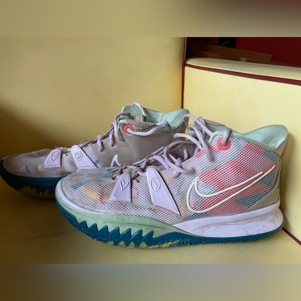 Nike Kyrie 7 Regal Pink 1 World People Basketball Shoe Limited Edition